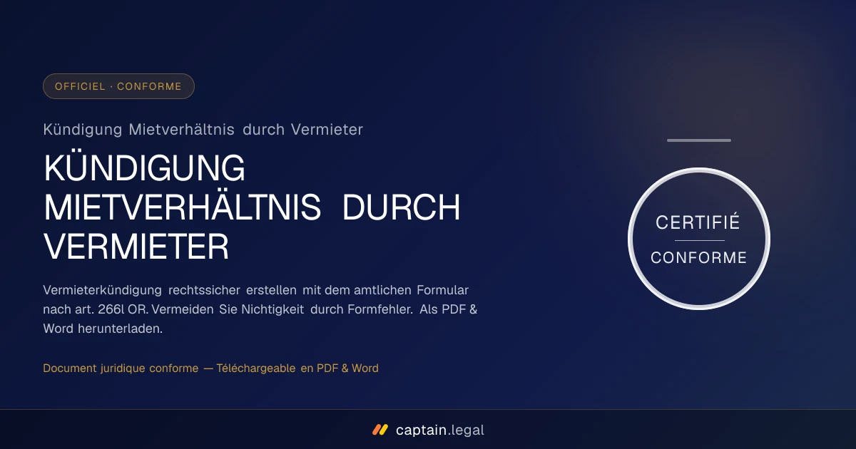 Kündigung Mietverhältnis durch Vermieter