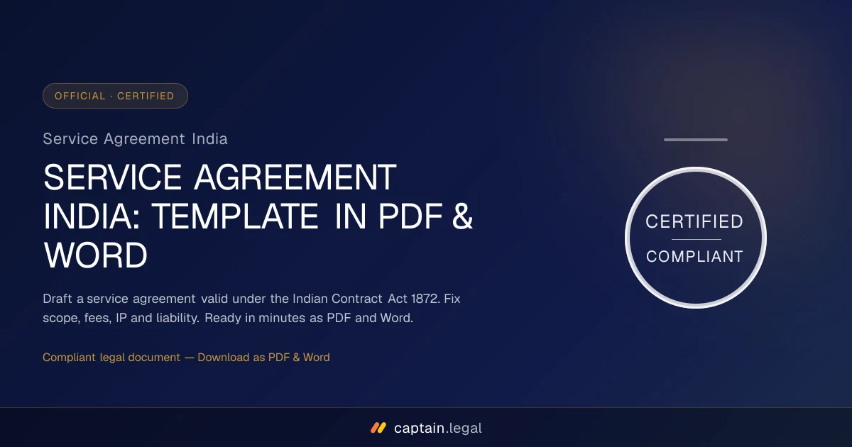 Service Agreement India