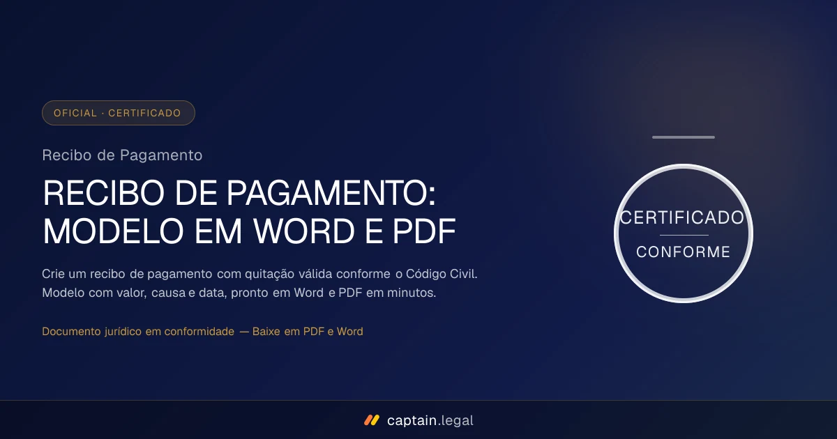 Recibo de Pagamento