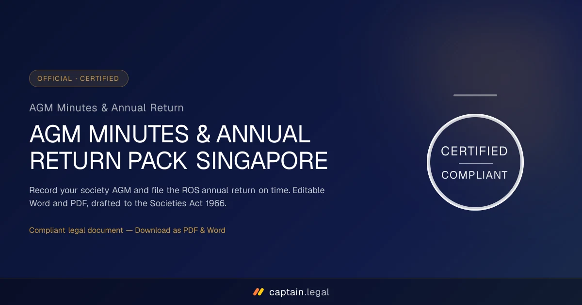 AGM Minutes & Annual Return
