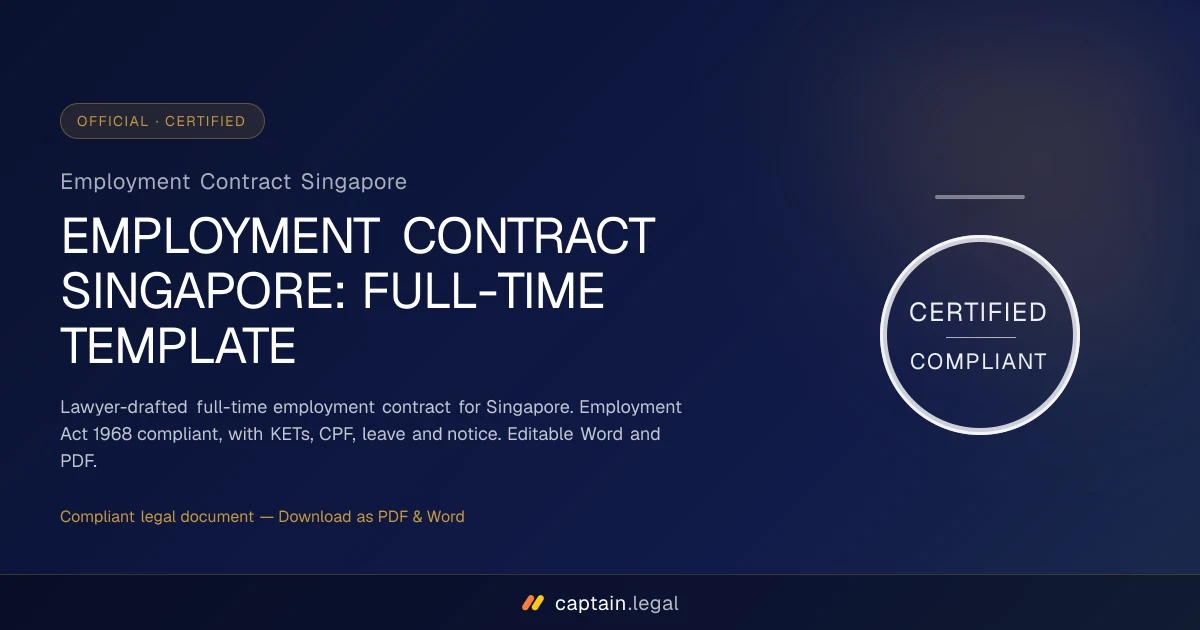 Employment Contract Singapore