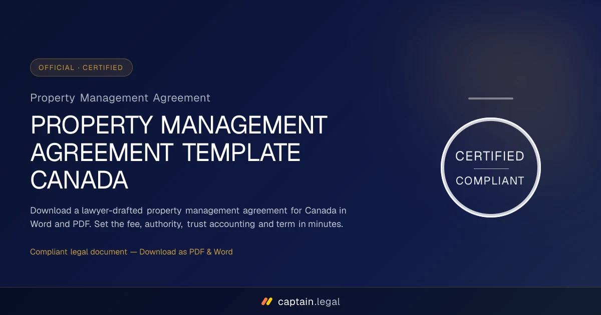 Property Management Agreement