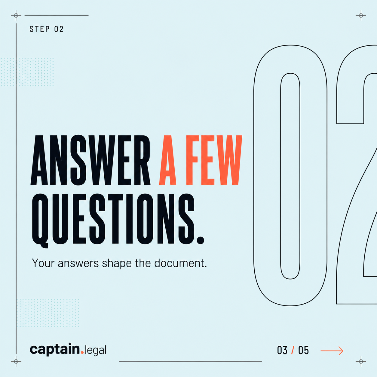 Captain.Legal — Guided wizard